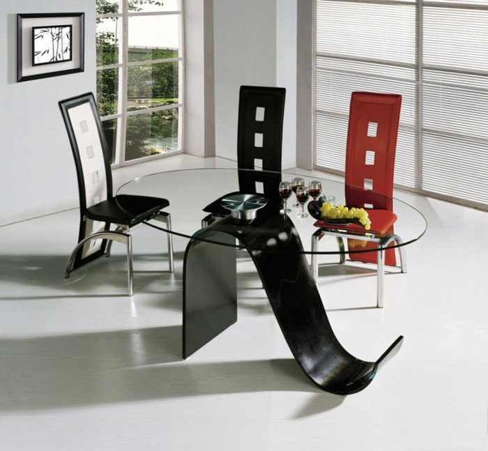 Contemporary-Dining-Set-Design-Glass-Top-Table-Modern-Dining-Table-and-Chair-Sets