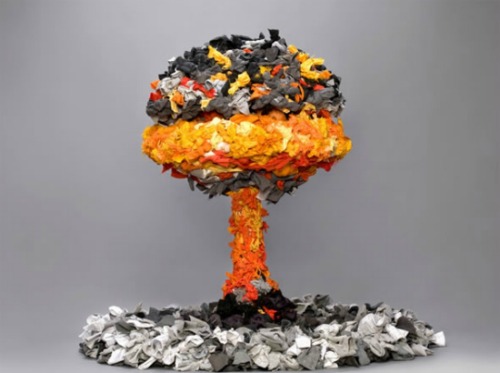 12 Impressive Art Works Made From Recycled Materials 12 Explosion-art