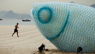 12 Impressive Art Works Made From Recycled Materials 107 Fish sculpture 12 Impressive Art Works Made From Recycled Materials - 6