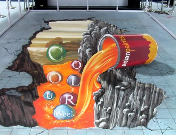 26 Most Stunning 3D Street Art Paintings 10 Interesting-3D-Street-Art-Paintings-11