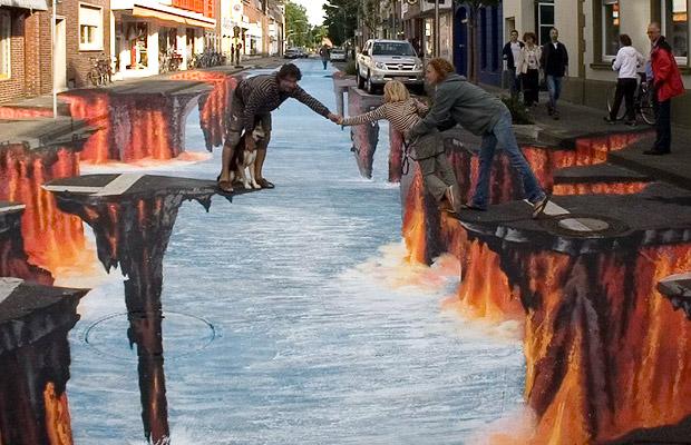 Interesting 3D Street Art Paintings 12 26 Most Stunning 3D Street Art Paintings - stunning paintings 1