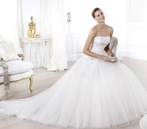 Leonie-Pronovias-wedding-dresses-2014 +25 Most Breathtaking Bridal Dresses Ideas For 2021