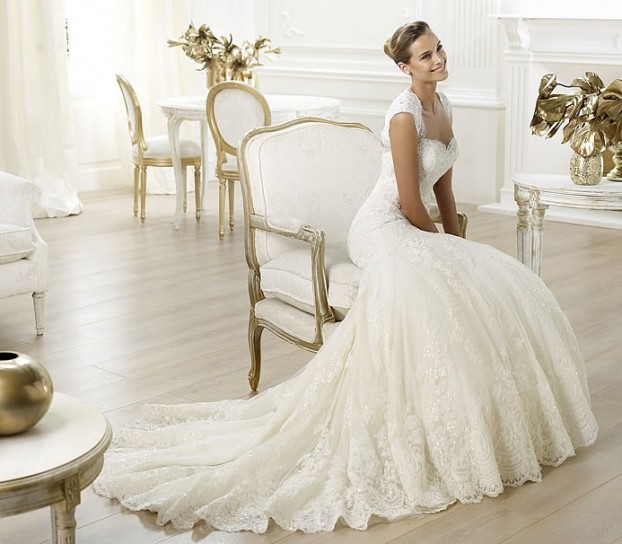 Letha-Pronovias-wedding-dresses-2014 +25 Most Breathtaking Bridal Dresses Ideas For 2021