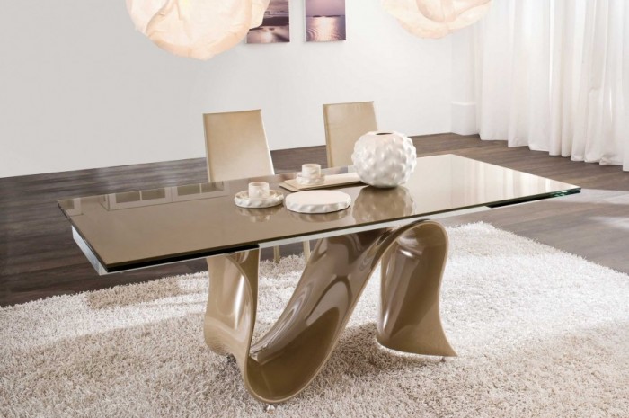 Magnificent-Modern-Dining-Room-Sets-Wooden-Floor-White-Interior-Design