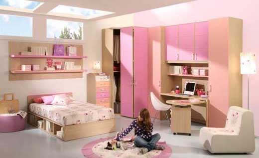 Pink-Interior-Bedroom-Theme-for-Ladies1 Modern Ideas Of Room Designs For Teenage Girls