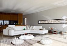 White Corner Sleeper Sofa Beds in Modern Living Room Designs by Roche Bobois 800x396 +20 Modern Ideas For Living Rooms Designs - 11 Pouted Lifestyle Magazine