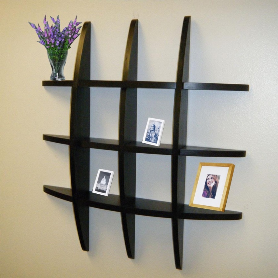 Wonderful-Living-Room-Wall-Shelves-with-Black-Wooden-Material