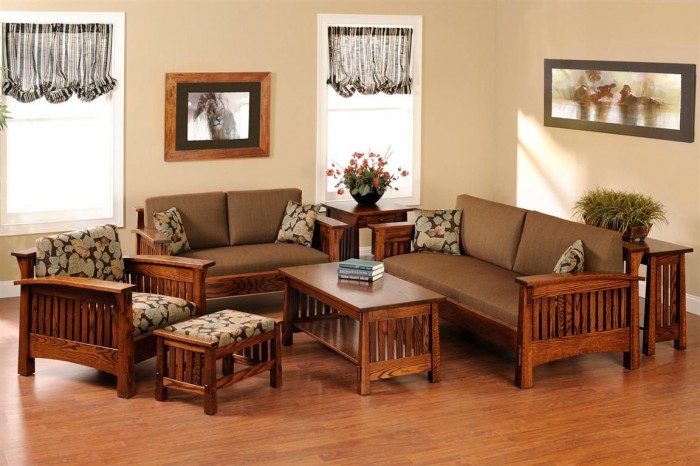 +20 Modern Ideas For Living Rooms Designs 29 _amish_mission_living_room_furniture