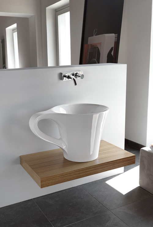 basin-cup-artceram-1 40 Catchy and Dazzling Bathroom Sinks