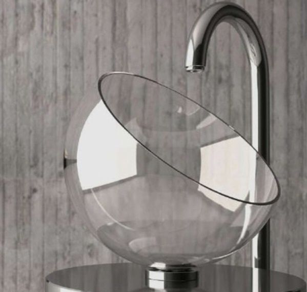 beautiful-glass-bathroom-sinks 40 Catchy and Dazzling Bathroom Sinks