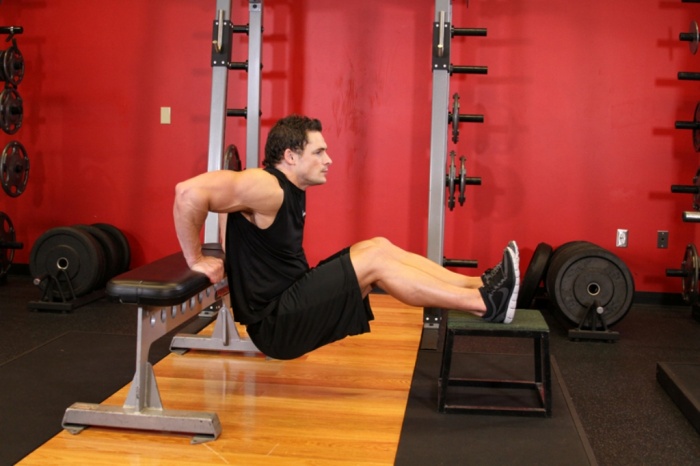 10 MMA Workouts to Achieve Fitness 27 bench dips