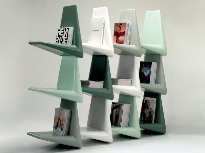 chair-shaped 40 Unusual and Creative Bookcases