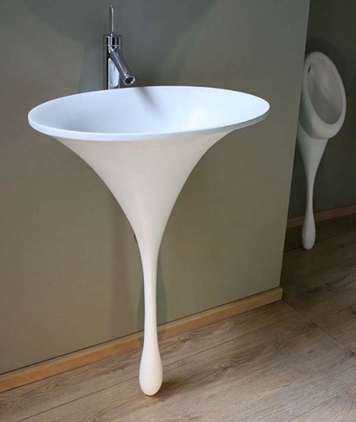 flower-bathroom-sink-design 40 Catchy and Dazzling Bathroom Sinks