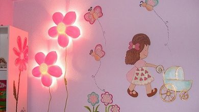 Fantastic Designs Of Lighting And Lamps For Kids' Rooms 108 flower lighting kids room wall decor ideas Fantastic Designs Of Lighting And Lamps For Kids' Rooms - 9
