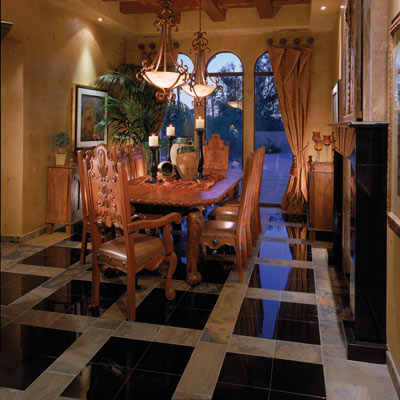 granite_dining 43 Modern And Creative Ideas Of Flooring Designs