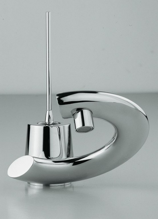 lacava-bathroom-faucets-with-curved-levers2 40 Breathtaking and Unique Bathroom Faucets
