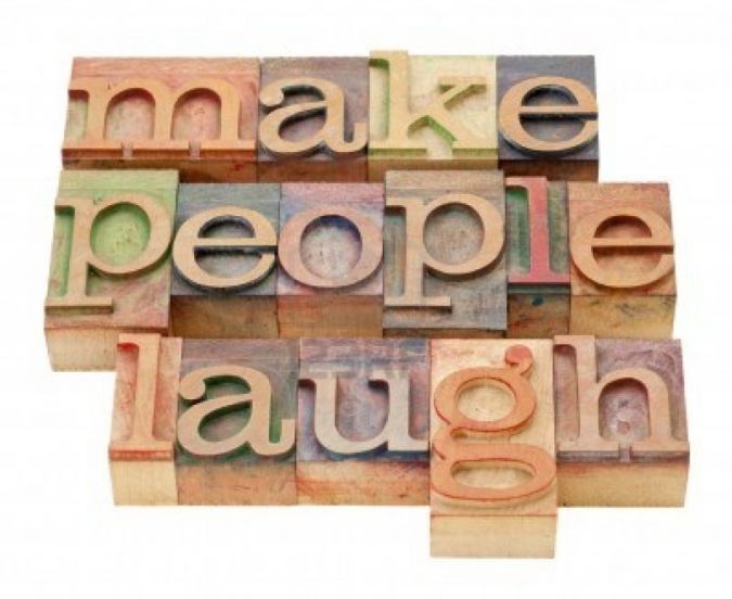 make-people-laugh--isolated-phrase-in-vintage-letterpress-wood-type