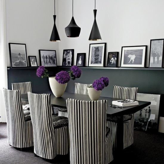 Masculine dining room