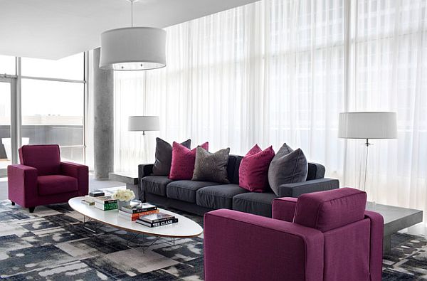 +20 Modern Ideas For Living Rooms Designs 3 purple-and-grey-living-room-furniture