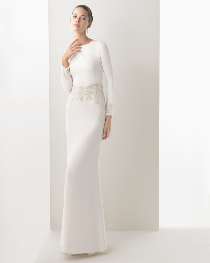 rosa-clara-2014-coral-long-sleeve-wedding-dress-beads-buttons