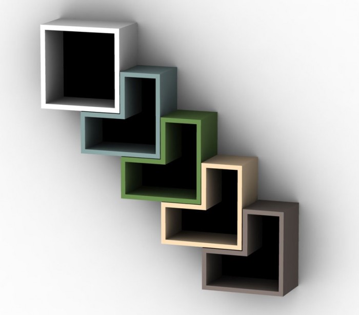 square-design-Unique-bookcase-