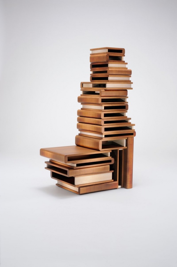 vivid unique bookcase books pile