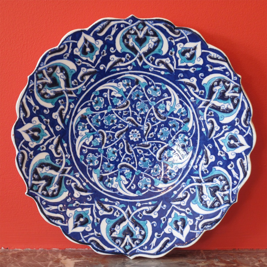 0000666_style_682_turkish_iznik_ceramic_plate 20 Wonderful Designs Of Ceramic Plates