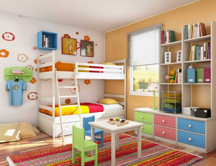Get A Delight Interior By Applying Some Colorful Designs 5 Colorful-Theme-Bedroom-Decorating-Ideas-1024x786