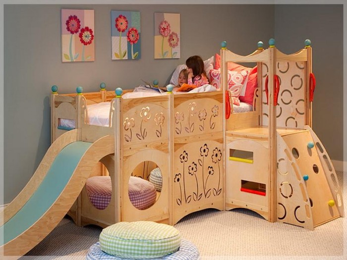 Cool-Kids-Bunk-Beds-for-Girl Make Your Children's Bedroom Larger Using Bunk Beds