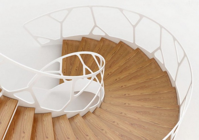 Home-Improvement-Ideas-with-Organic-Staircase-Design-from-Eestairs Turn Your Old Staircase into a Decorative Piece