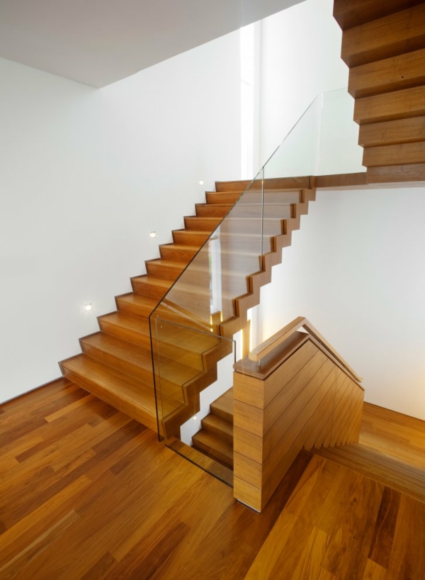 Interior Design, Stunning Design Modern Wooden Staircase Ith Solid Design Stunning  modern staircase design pictures