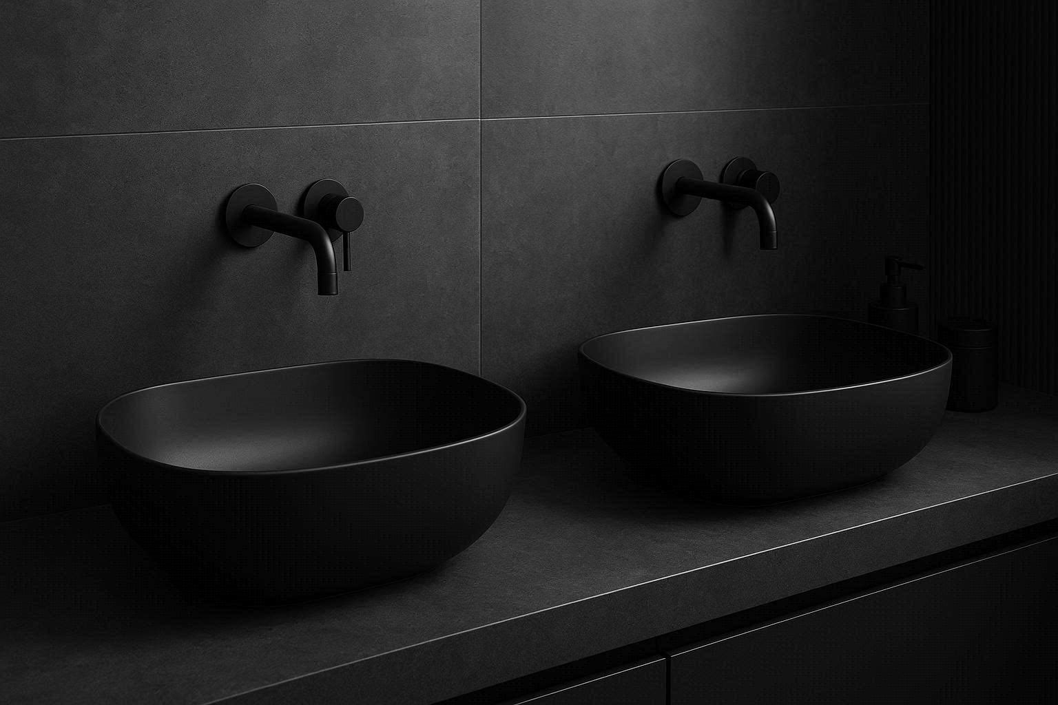 Matte Black Bathroom Sinks for Bold Modern Interiors 17 Modern Designs Of Bathroom Sinks - 7