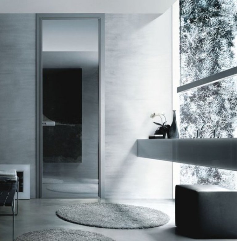 Modern-interior-glass-doors-Spin-by-Rimadesio-6-554x564 Remodel Your Rooms Using These 73 Awesome Interior Doors