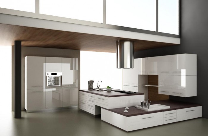 Modern-kitchen-design-white-furniture400 45 Elegant Cabinets For Remodeling Your Kitchen