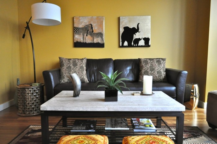Safari-African-inspired-living-room-1-1024x680 African Style In The Interior Design