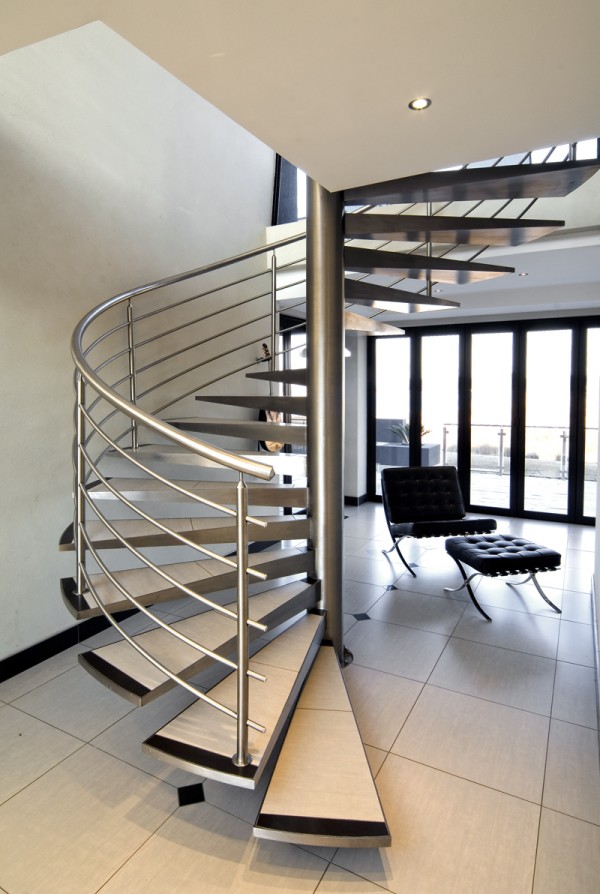 Spiral Floating Staircase