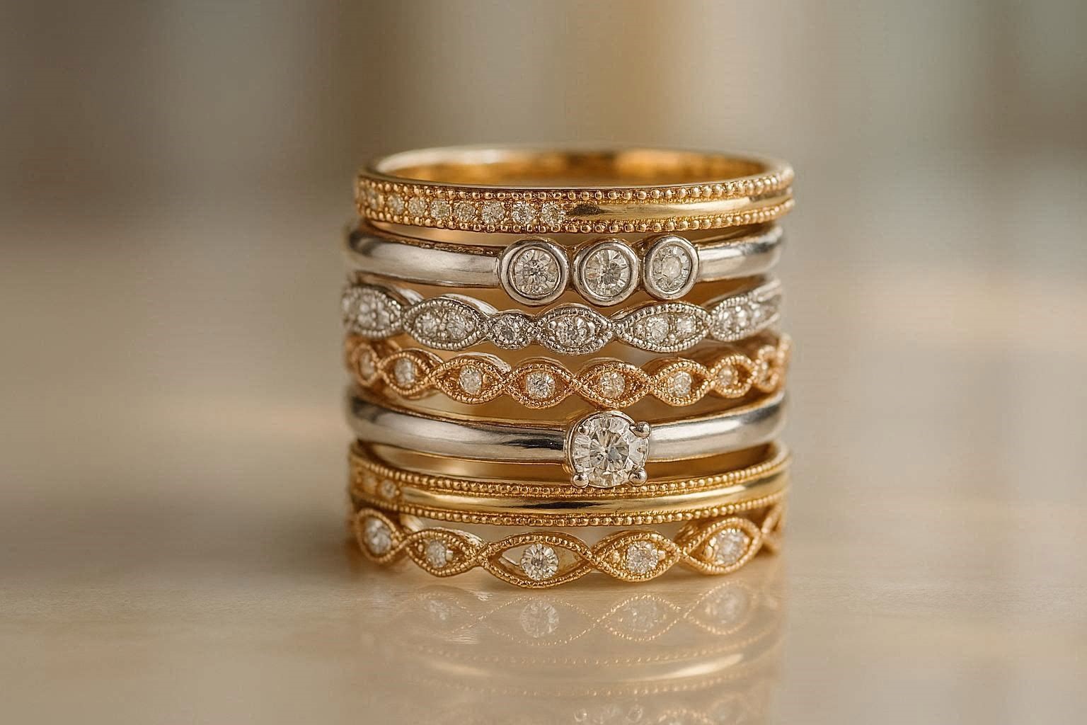 The Best Jewelry Pieces That Women Like 7 Stackable Rings The Best Jewelry Pieces That Women Like - 6