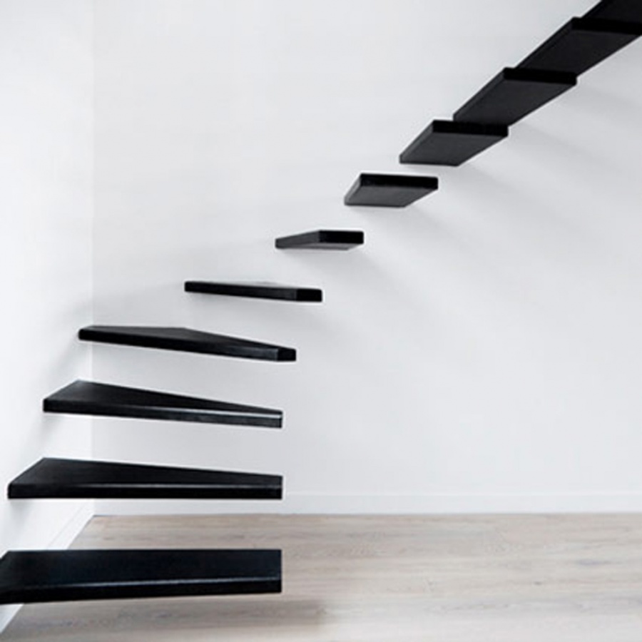 Staircase-design-inspiration-minimalist-sectional-staircase-design Turn Your Old Staircase into a Decorative Piece
