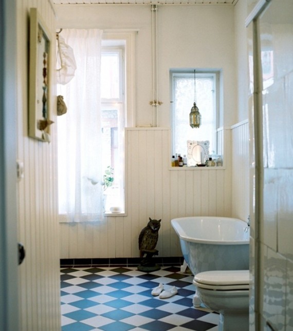 Swedish-Home-Vintage-Bathroom-Designs-Ideas-570x645 16 Stunning Designs Of Vintage Bathroom Style