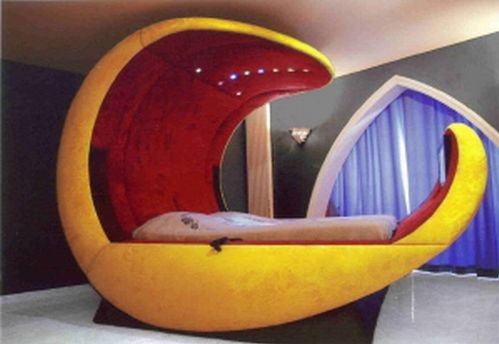 Unique-Hi-Tech-Style-Bedroom-Architectural-Trends-Interior-Design-Image 14 Amazing Interior Designs In High-Technology Style