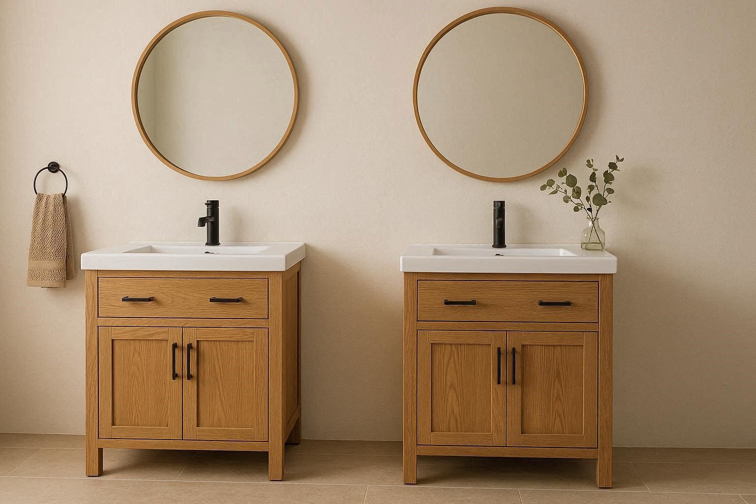 Wooden Vanity and Sink Combinations for Natural Warmth 17 Modern Designs Of Bathroom Sinks - 15