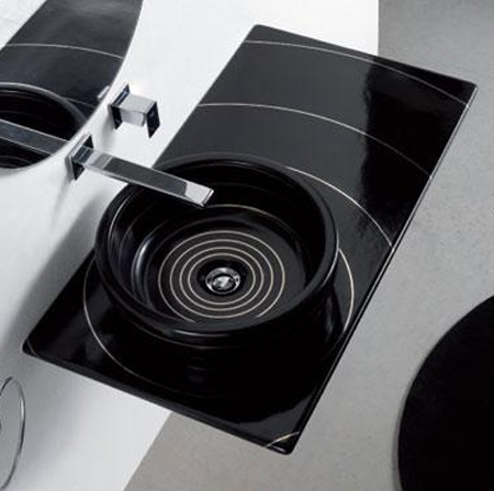 black-bathroom-sink 17 Modern Designs Of Bathroom Sinks
