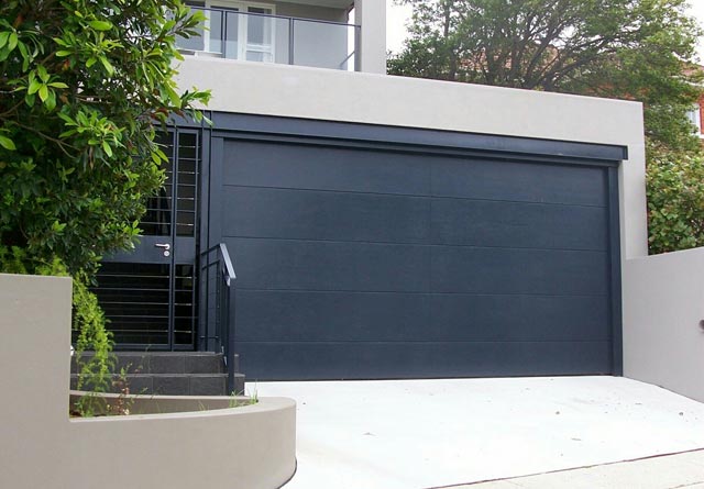 black-roller-garage-door9 Modern Ideas And Designs For Garage Doors