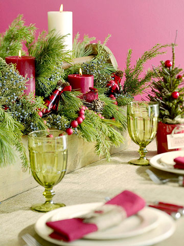 christmas-table-decoration Tips With Ideas Of Decorations For Christmas Celebrations