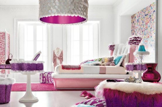 colorful-interior-design-for-kids-room Get A Delight Interior By Applying Some Colorful Designs