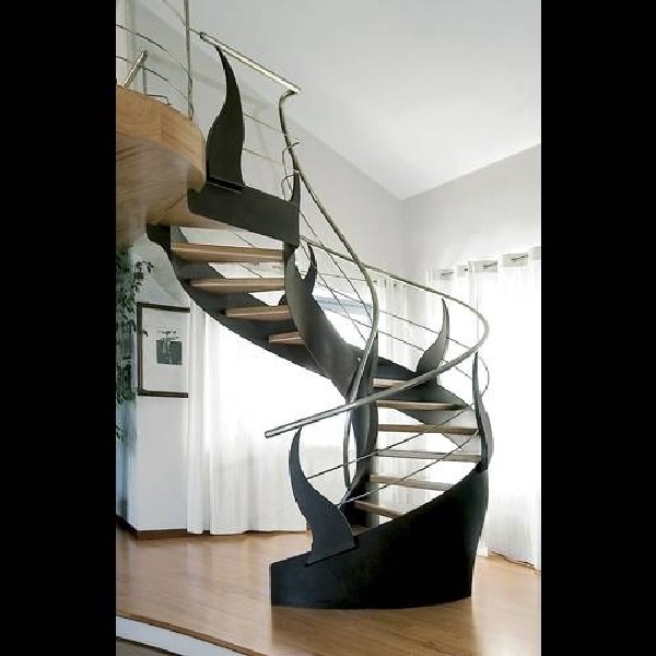 contemporary-staircase-design-ideas Turn Your Old Staircase into a Decorative Piece