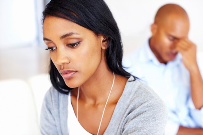 7 Tips to Read Your Man's Mind and Control Him 15 couple-unhappy-black