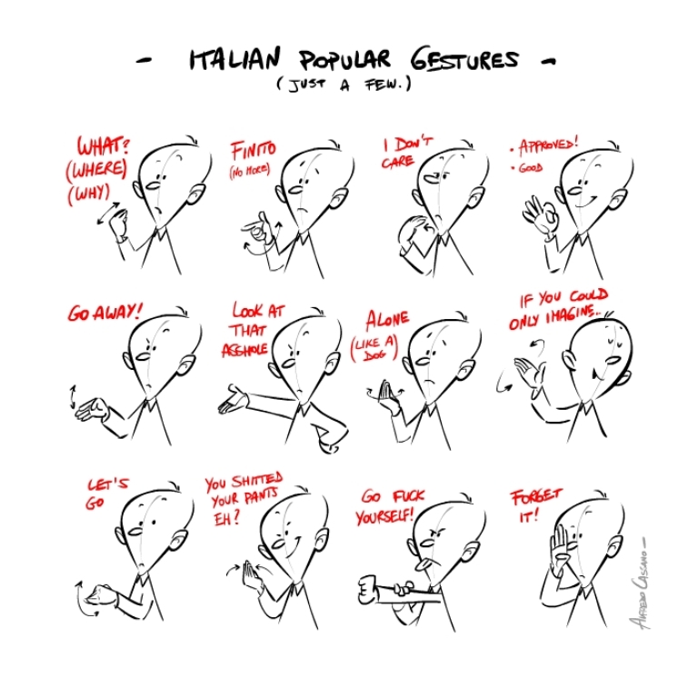 Learn to Speak and Understand Italian Like a Native, in HALF the Time! 4 gestures