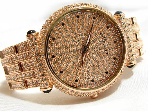 gullei.com original melissa quartz watch made with swarovski crystals rose gold plating f11022 glml00120 31 24 Most Luxury Watches For Women And How To Choose The Perfect One?! - 1