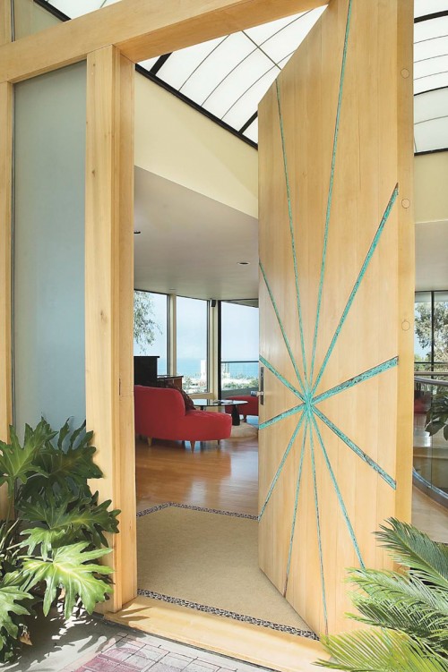 large-wooden-door-design-of-modern-entry It Is Not Just a Front Door, It Is a Gate